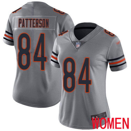 Chicago Bears Limited Silver Women Cordarrelle Patterson Jersey NFL Football #84 Inverted Legend->chicago bears->NFL Jersey